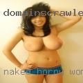 Naked horny woman